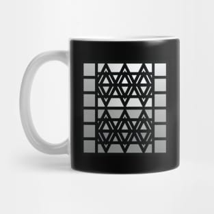 “Dimensional Crystal” - V.1 Grey - (Geometric Art) (Dimensions) - Doc Labs Mug